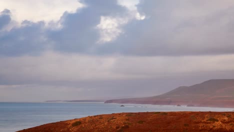 Legzira-dramatic-clouds-sunset-timelapse