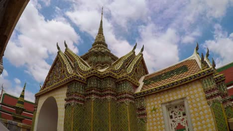 Tiempo-lapso-Wat-Phra-Kaew-(Buda-del-templo-de-Esmeralda)-Bangkok,-Tailandia