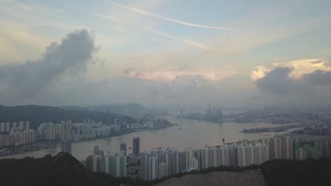 Hong-Kong-City-sunrise-scene