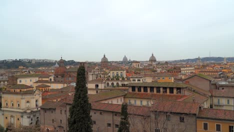 Domes-of-temples-and-roofs-of-buildings-in-Rome