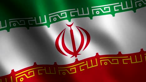 Iran-flag-waving-3d.-Abstract-background.-Loop-animation.