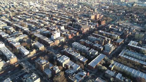 Aerial-of-Gowanus,-Brooklyn