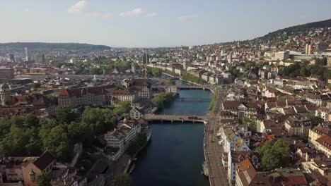 sunny-day-zurich-city-center-river-aerial-panorama-4k-switzerland