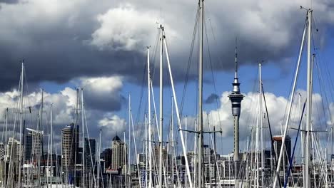 Ciudad-de-Auckland-de-velas