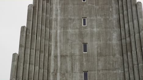 A-Tilt-Shot-from-Bottom-up-of-Hallgrimskirkja