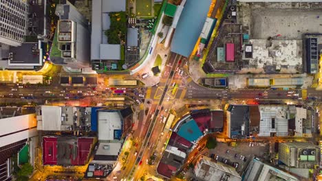 sunset-kuala-lumpur-traffic-crossroad-aerial-panorama-timelapse-4k-malaysia