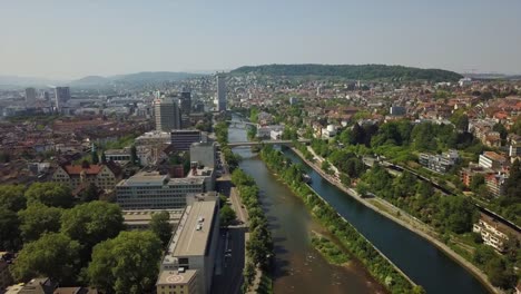 sunny-day-zurich-city-center-river-aerial-panorama-4k-switzerland