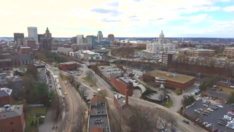 Providence-Rhode-Island-Skyline-and-State-Capitol-Building-Aerial-10