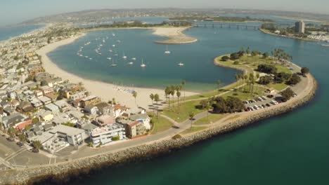 Aerial-Shot-of-Mission-Bay-in-San-Diego