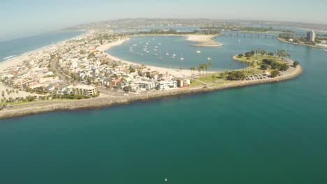 Aerial-Shot-of-Mission-Bay-in-San-Diego