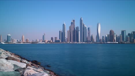 Tageslicht-dubai-marina-Panorama-Zeitraffer