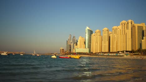 De-dubai-marina-sunset-beach-time-lapse