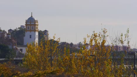 Sevilla-río-Bahía-tráfico-4-k,-España