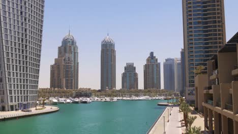 sun-light-Tag-dubai-marina-Golf-Panoramablick-4-k-VAE