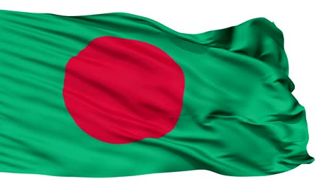 Aislado-Bandera-nacional-ondeante-de-Bangladesh