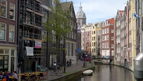 One-of-the-many-canals-found-in-Amsterdam-city