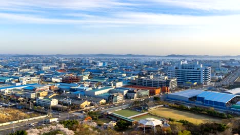 Timelapse-of-the-industrial-park.-incheon-,Seoul,Korea