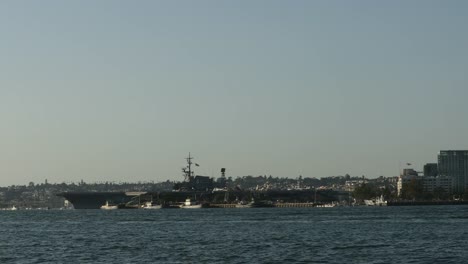 Cityscape-of-San-Diego-downtown,-California,-USA