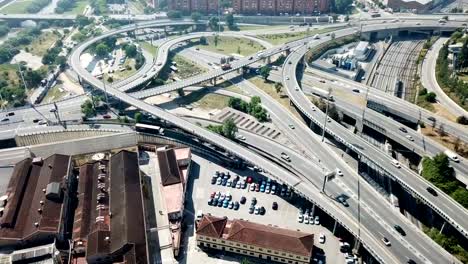 vista-de-intercambio-de-puente-Barcelona