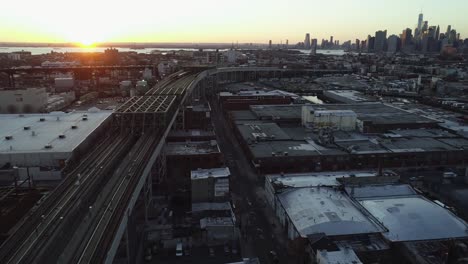 Aerial-of-Gowanus,-Brooklyn