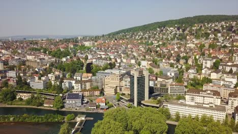 sunny-day-zurich-city-center-river-aerial-panorama-4k-switzerland