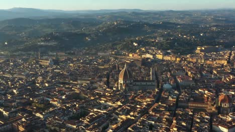 Santa-Maria-del-Fiore-from-Above-at-Sunrise