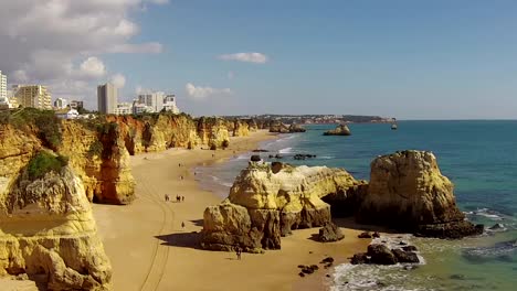 Aerial-from-Praia-da-Rocha-in-the-Algarve-Portugal