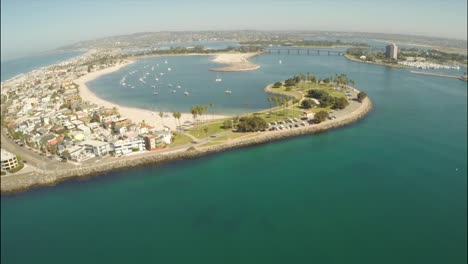 Aerial-Shot-of-Mission-Bay-in-San-Diego