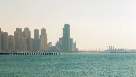 Tageslicht-dubai-marina-Panorama-Zeitraffer