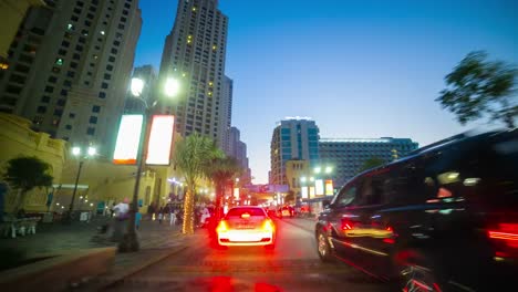 dubai-marina-turística-lapso-de-tiempo-viaje-por-carretera