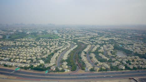 dubai-marina-Blick-auf-die-Stadt-Zeitraffer