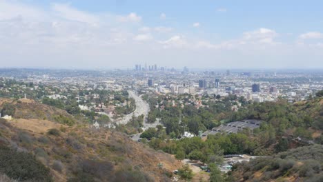 Hollywood-y-al-centro-de-la-ciudad-de-Los-Ángeles