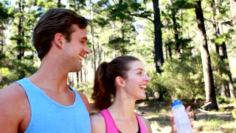 Athletic-couple-on-a-hike