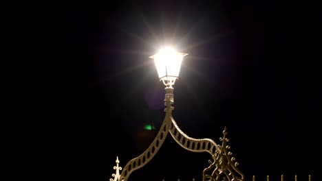 The-bridge-lamp-on-the-Ha-penny-bridge-in-Dublin