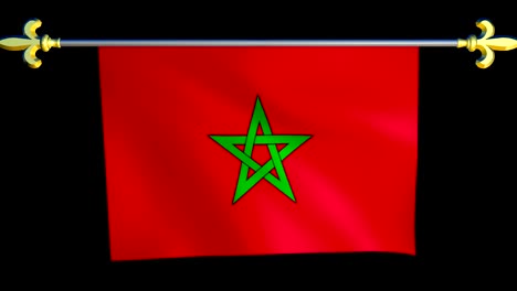 Gran-bucle-de-bandera-animada-de-Marruecos