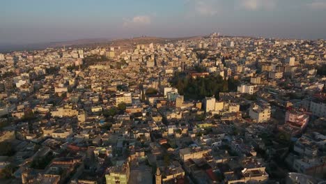 Aerial-view-of-Kilis-city,-near-the-border-with-Syria.