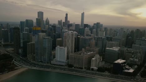 Chicago-Skyline---Aerial-View