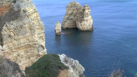 Die-Küste-der-Algarve-in-Lagos-Portugal