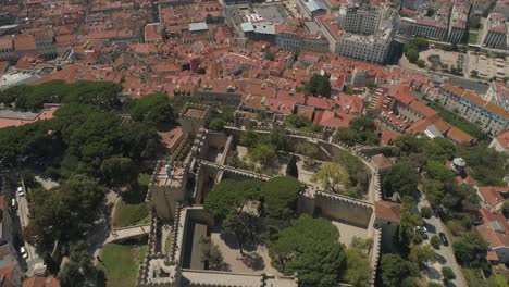 portugal-sunny-day-lisbon-famous-saint-george-castle-aerial-panorama-4k