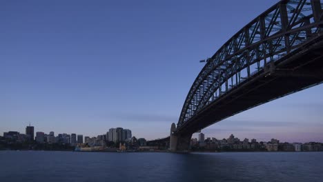 Día-puente-del-puerto-de-Sydney-para-timelapse-noche-en-4k