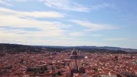 Drone-aéreos-material-de-archivo-de-vídeo---vista-panorámica-de-Florencia