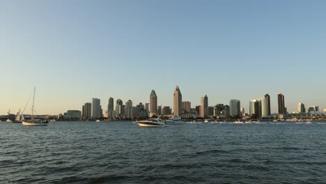 Cityscape-of-San-Diego-downtown,-California,-USA