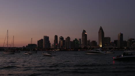 Cityscape-of-San-Diego-downtown,-California,-USA