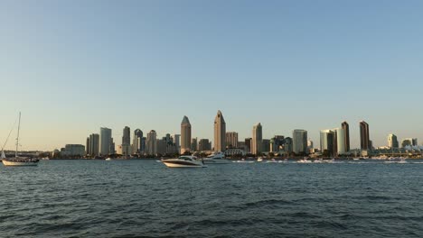 Cityscape-of-San-Diego-downtown,-California,-USA