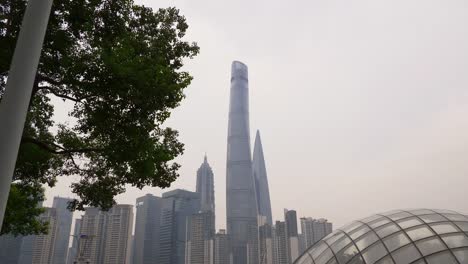 día-hora-shanghai-china-panorama-Bahía-centro-4k-de-la-ciudad