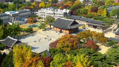 Otoño-en-Seúl,-Corea-del-sur