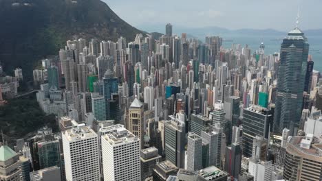 4K-aerial-view-footage-of-Central-district-in-Hong-Kong