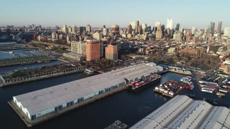 Aerial-of-Gowanus,-Brooklyn