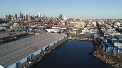 Antenne-des-Gowanus,-Brooklyn