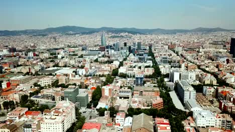 Panoramic-view-of-modern-districts-of-Barcelona